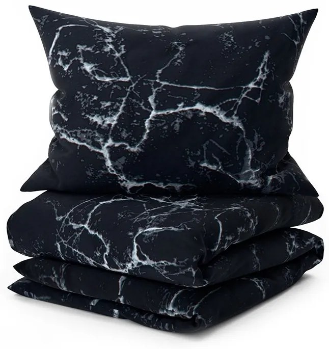 Lenjerie de pat din microfibra TEMPESTA negru Dimensiune lenjerie de pat: 70 x 90 cm | 140 x 220 cm