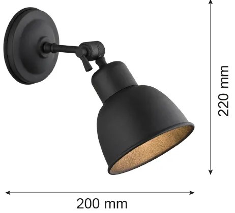 Argon 3185 - Corp de iluminat perete EUFRAT 1xE27/60W/230V