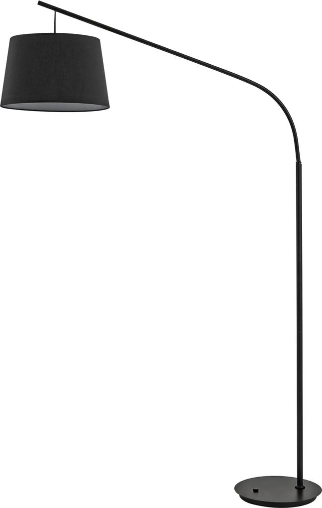 Lampadar Ideal Lux Daddy PT1, 1x60W, 118x197cm, negru