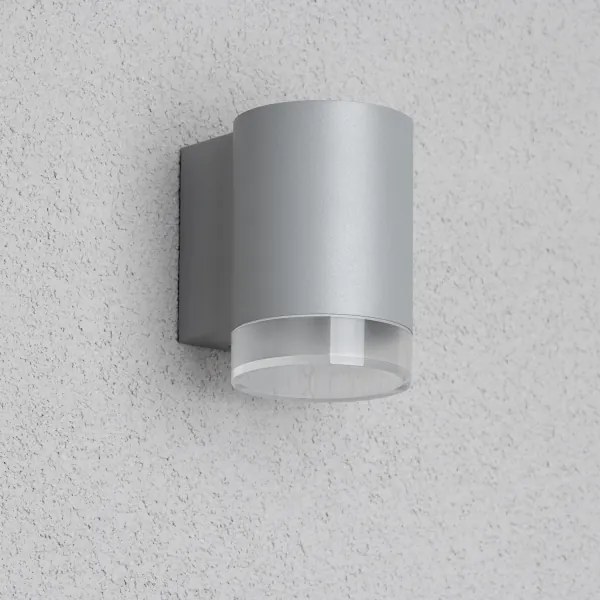 Brilagi - Aplica LED RGBW de exterior pentru perete MATERA 1xGU10/4,8W/230V gri IP54