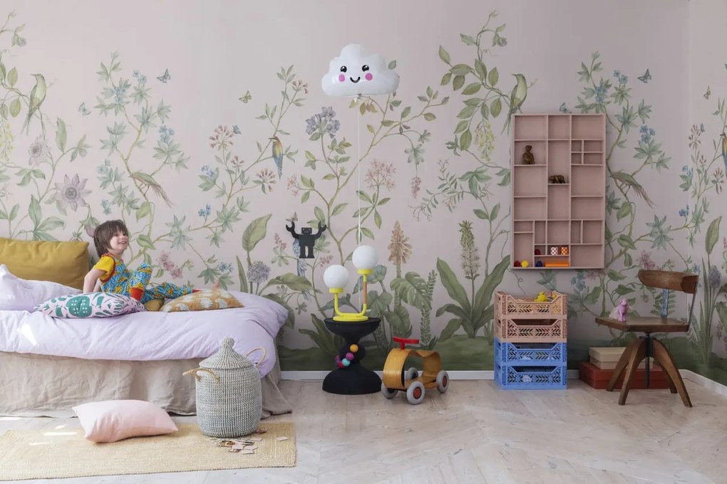 Fototapet, Chinoiserie, Pink, Rebel Walls