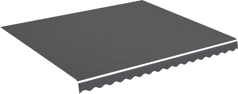 vidaXL Pânză de rezervă copertină, antracit, 4x3,5 m