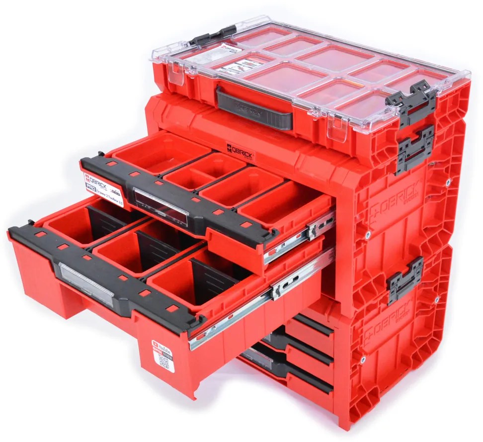 QBRICK SYSTEM PRO Expert RED HD Organizator de sertare 2