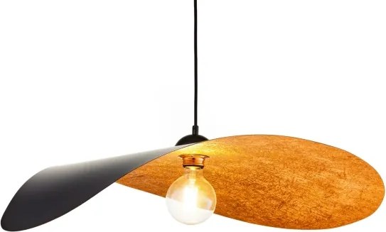Lustră pe cablu LEAF 1xE27/15W/230V negru/cupru