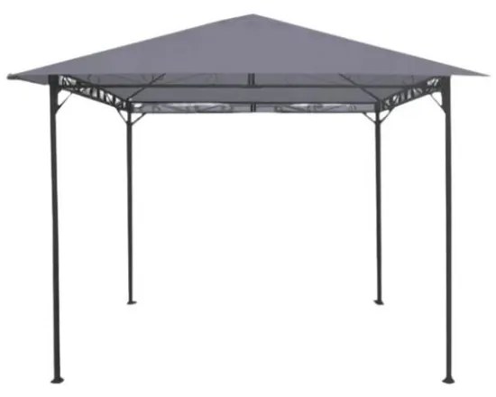 Foişor de grădină 3x3m Shine Grey