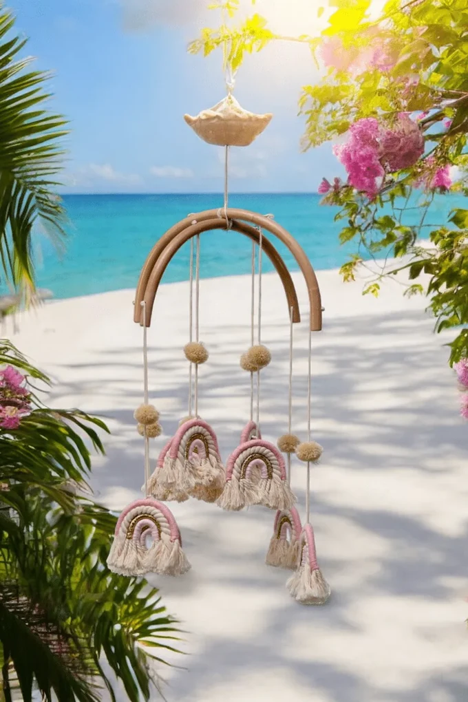 CARUSEL MACRAME ROZ HANDMADE
