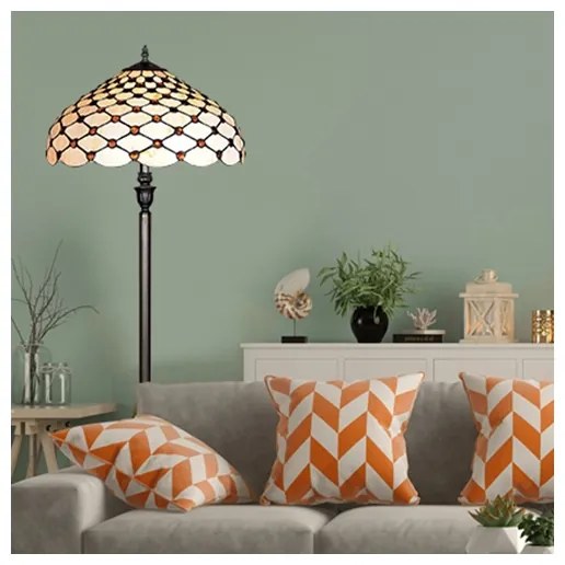 Prezent 76 - Lampadar TIFFANY 2xE27/60W
