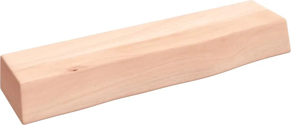 vidaXL Poliță de perete, 40x10x6 cm, lemn masiv de stejar netratat