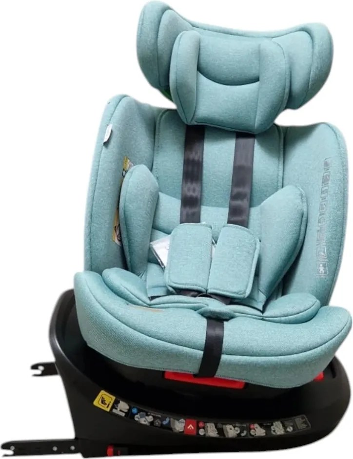 Scaun Auto cu Isofix Baby Care™ BS10P, Cu rotire 360 grade, Omologare R-129 i-Size, 0-36 kg, Tetiera reglabila, Transformabil in scoica auto, Sistem