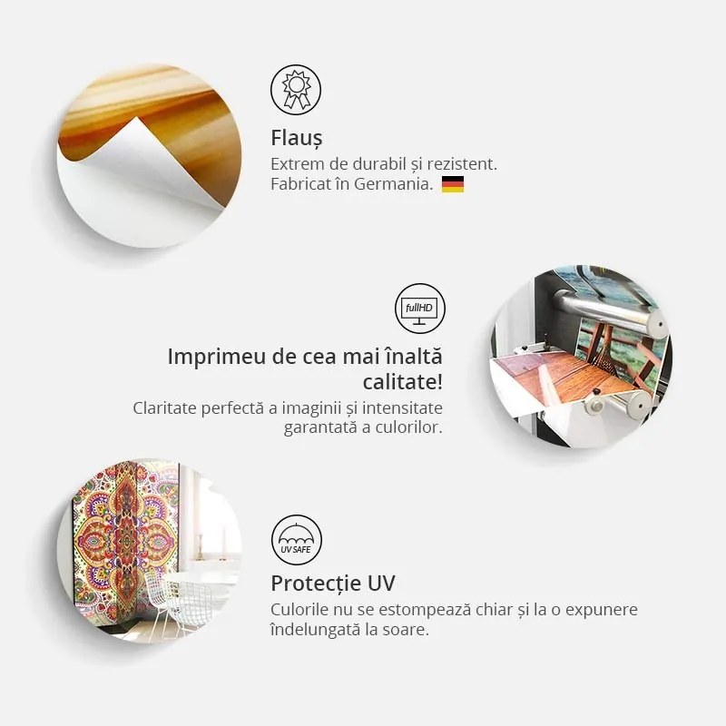 Paravan - Beige shapes on a light background
