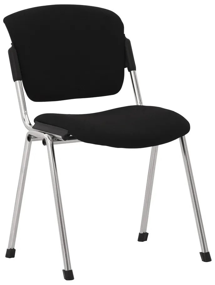 Scaun vizitator ERA Chrome, Negru stofa cagliari