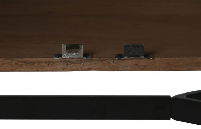 Bufet, natur, din lemn de acacia si blat din marmura neagra, Armonia
