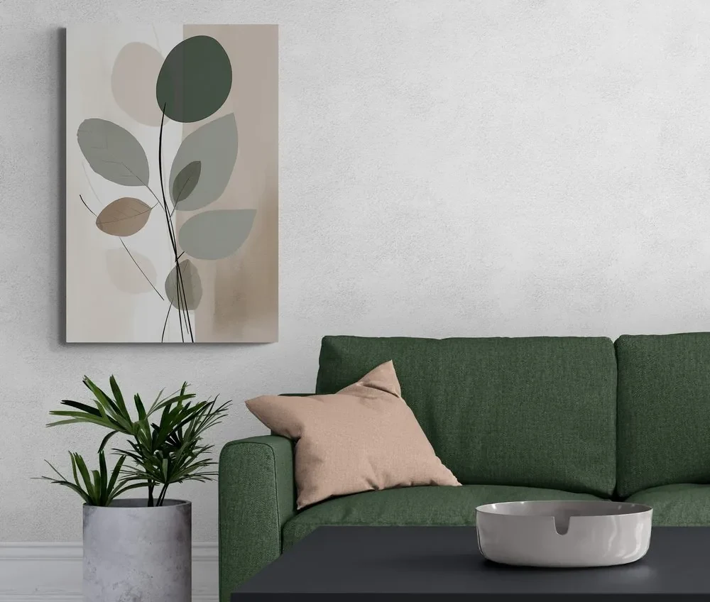 Tablou forme botanice abstracte No1