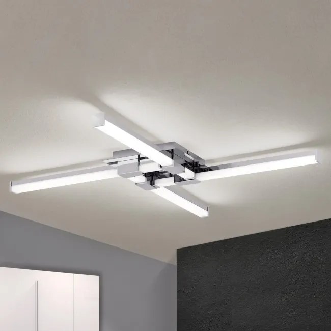 Plafoniera LED cu protectie IP44 Argo DL 7-636/4 chrom OR