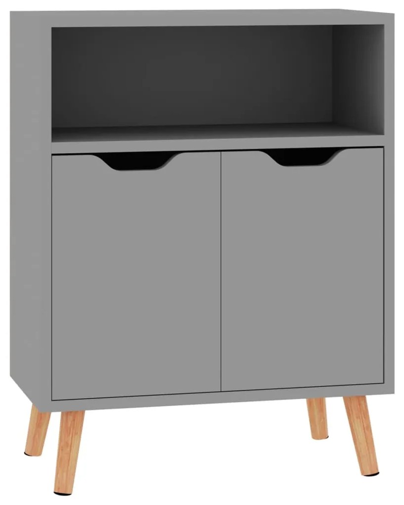 326824 vidaXL Servantă, gri, 60x30x72 cm, lemn prelucrat