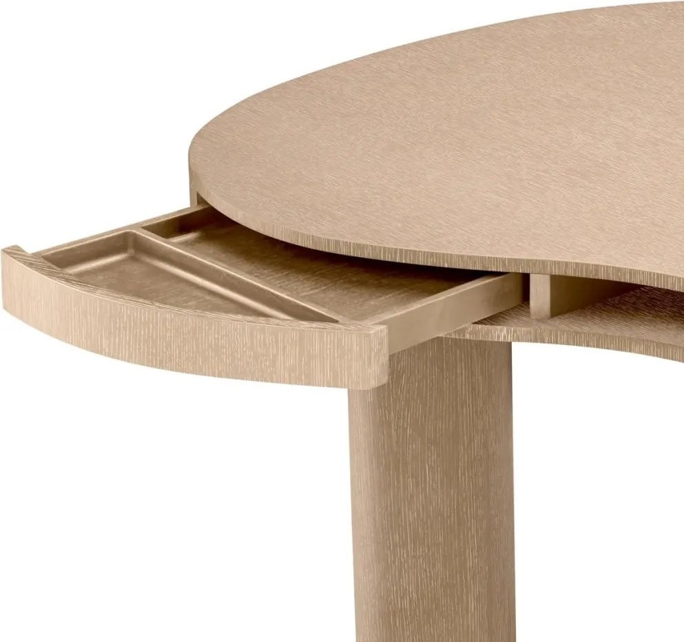 Birou design LUX din furnir de stejar Vence