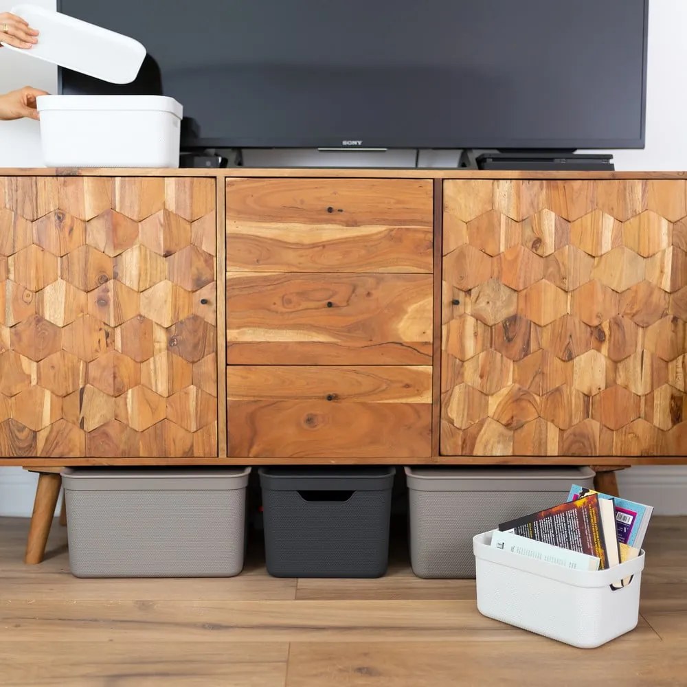 Cutie de depozitare din plastic cu capac Deco - Rotho