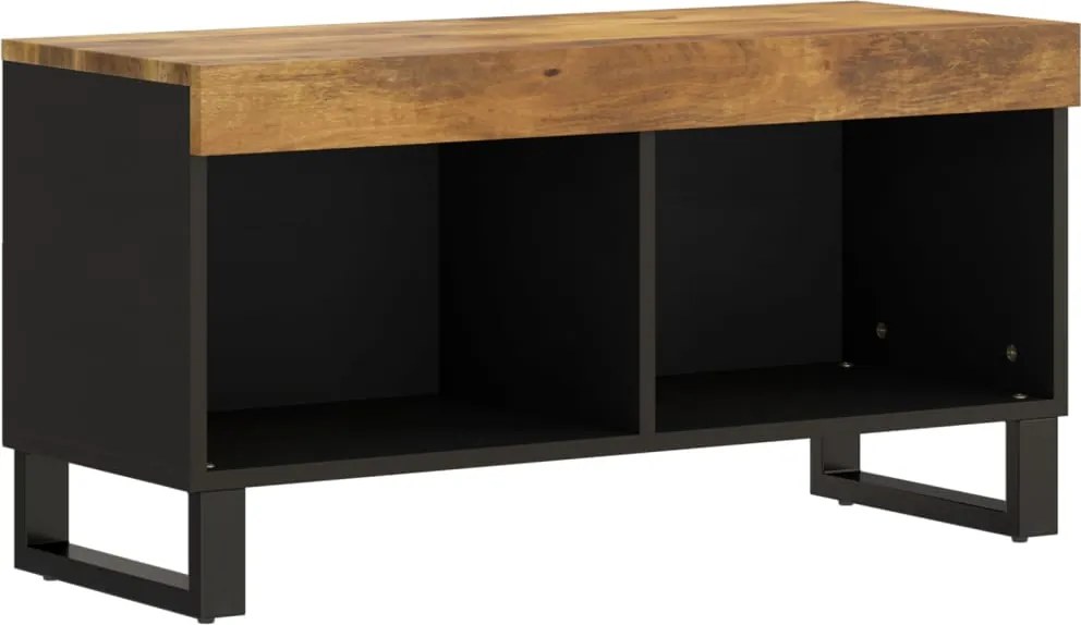 vidaXL Comodă TV, 85x33x43,5 cm, lemn masiv de mango