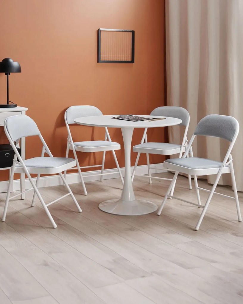 Set 4 buc scaune de conferință Segar (gri) . 1075976