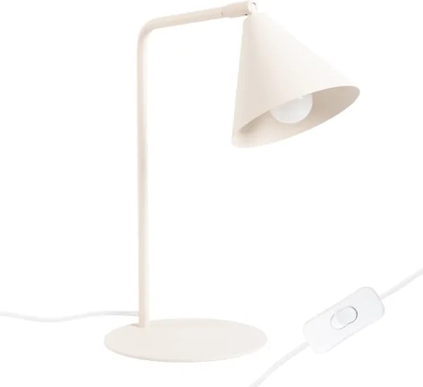 Sollux SL.2569 - Lampă de masă NOX 1xE14/10W/230V crem