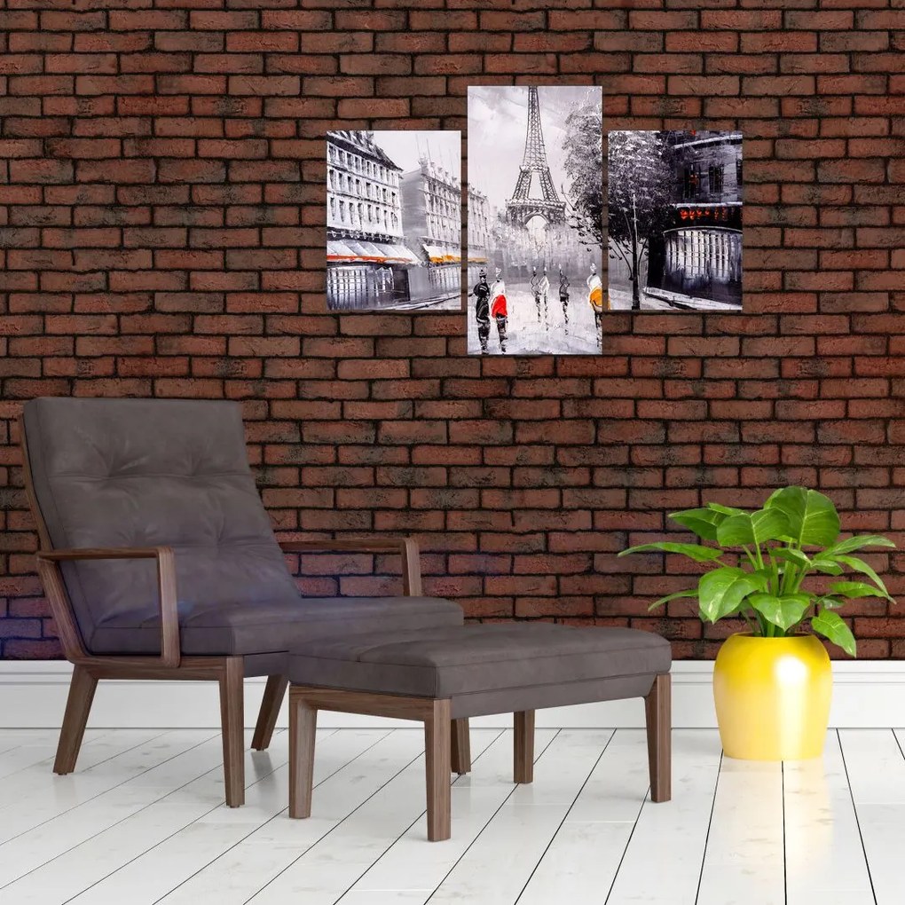 Tablou - Pictură în ulei, Paris (90x60 cm)