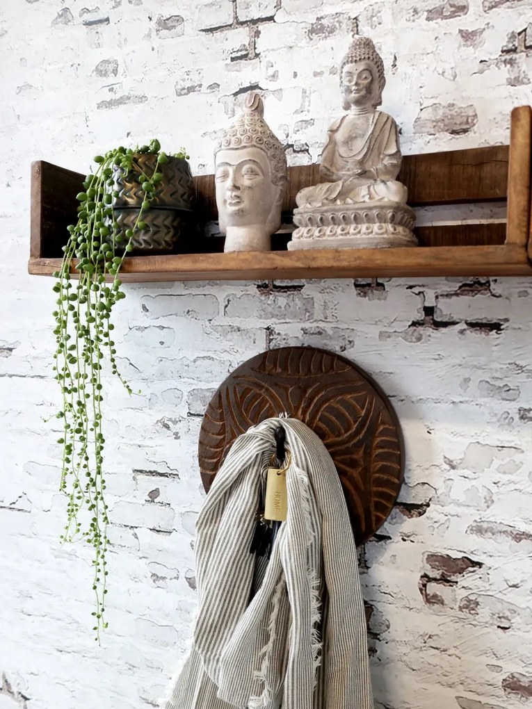Cuier, din lemn reciclat, pentru decor, Grimaud - Ana