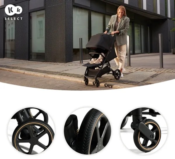 Cărucior de copii KINDERKRAFT SELECT MITZY Ink black