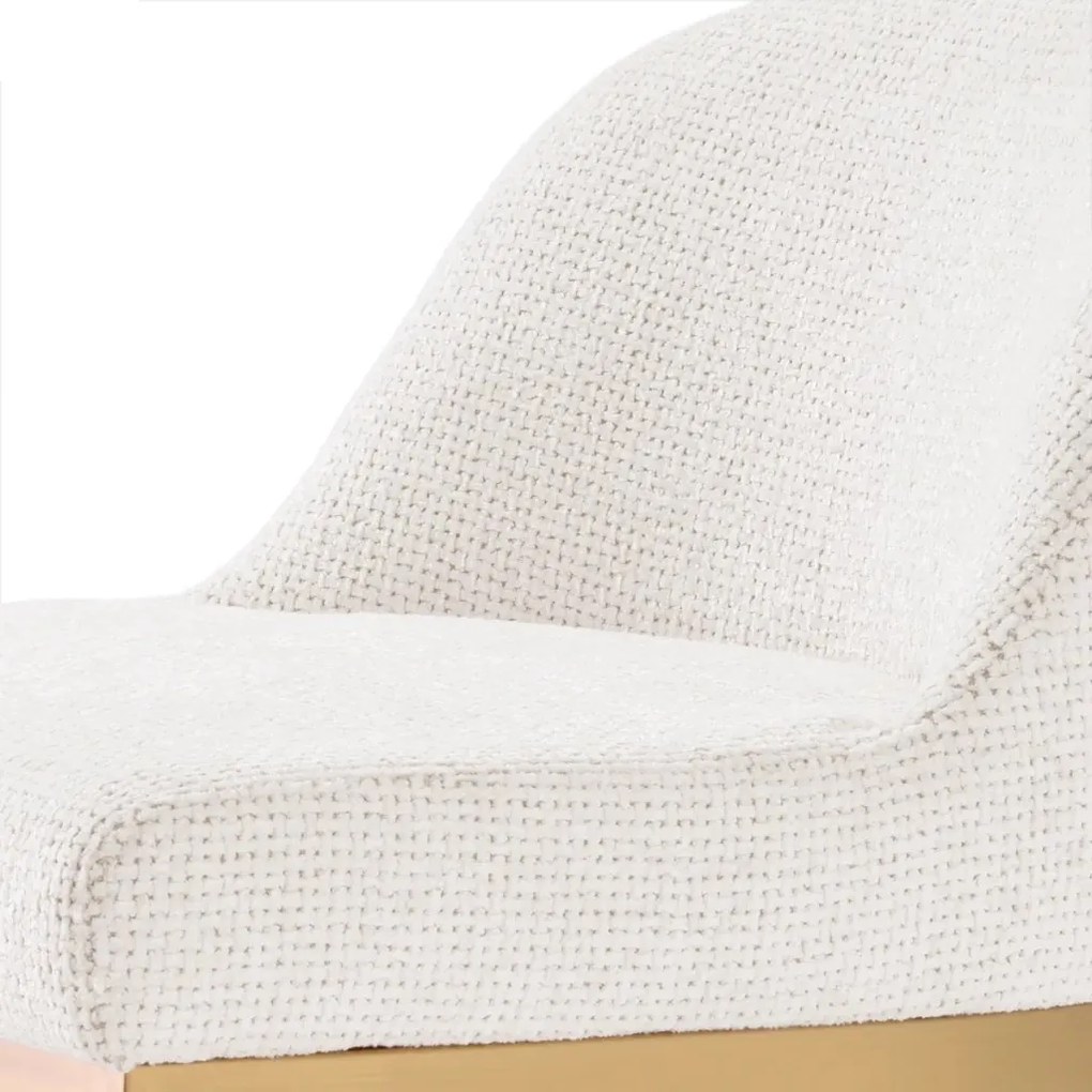 Scaun de bar design LUX, Counter Stool Condos alb