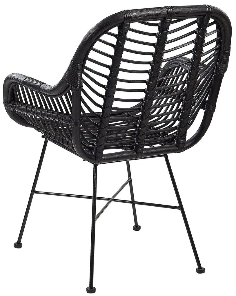 Scaun de sufragerie Caron (negru). 1010019