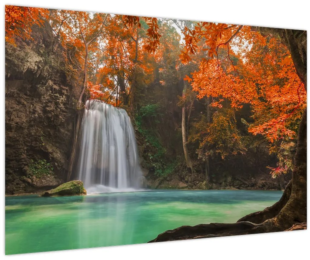Tablou - Cascadă în Thailanda (90x60 cm)