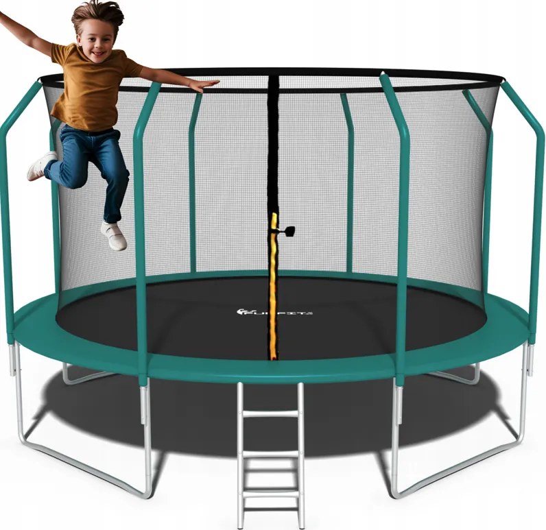 Trambulină de grădină Premium pentru copii cu plasă interioară 13FT - Ø 404 cm