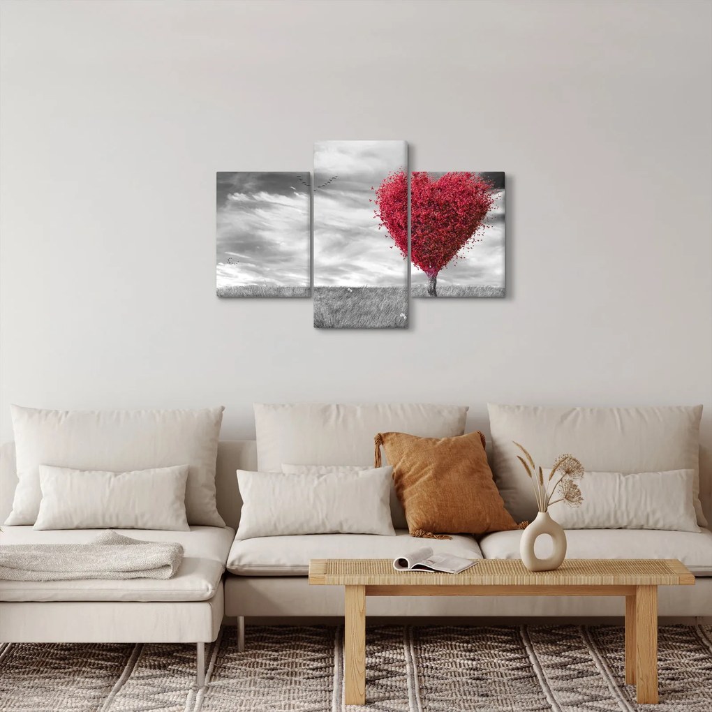 Tablou -Inima din coroanele copacilor (90x60 cm)