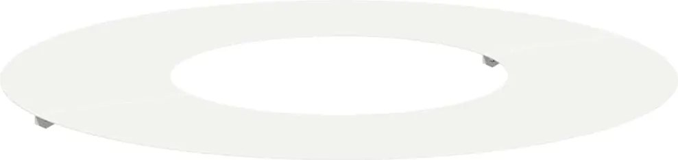 vidaXL potrivit pentru inel de copac plat Alb Ø30 / 60 cm Oțel