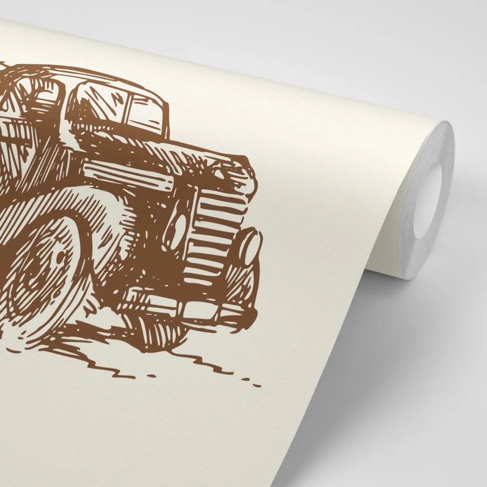 Tapet camion retro