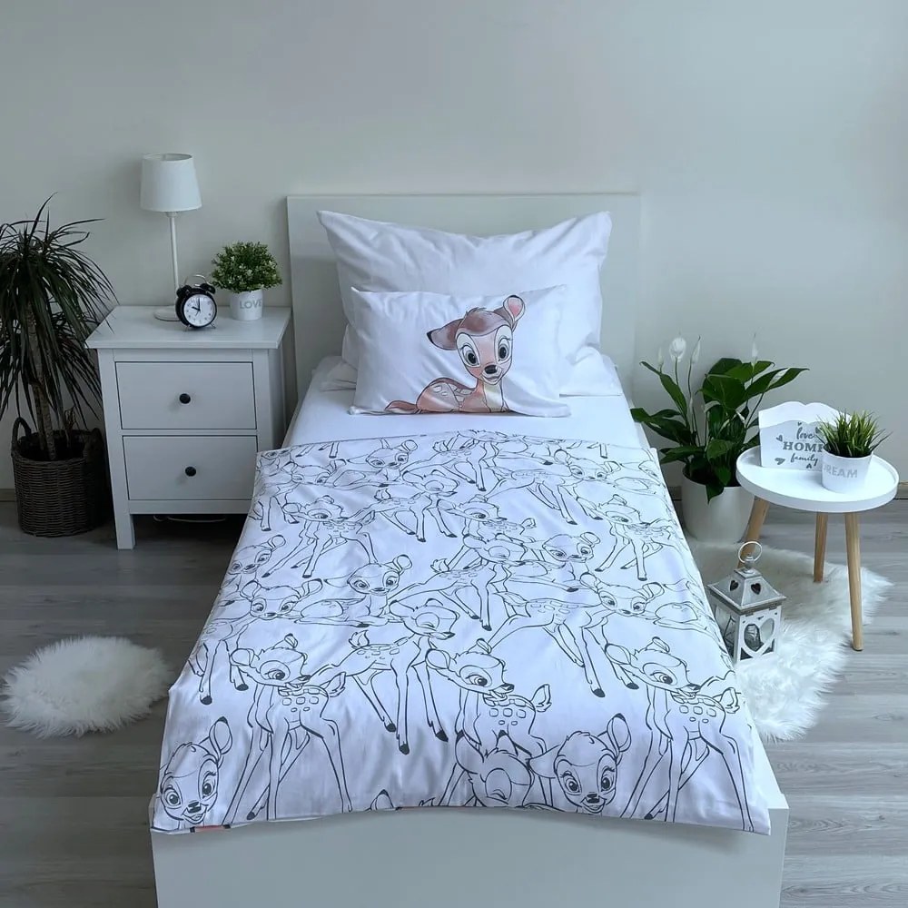 Lenjerie de pat pentru copii din bumbac pentru pătuț 100x135 cm Bambi – Jerry Fabrics