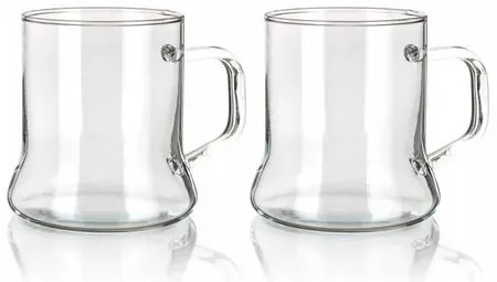 Cană de sticlă Simax 2522/2 Look 0,25 l, 2 buc