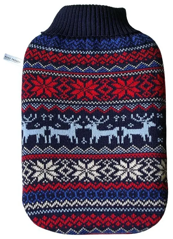 Termos Hugo Frosch Comfort cu motiv norvegian, 2 l, albastru