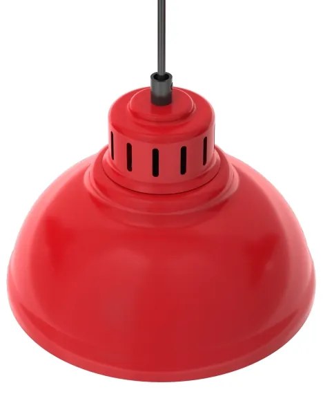 Lustră pe cablu SVEN 3xE27/15W/230V roșie