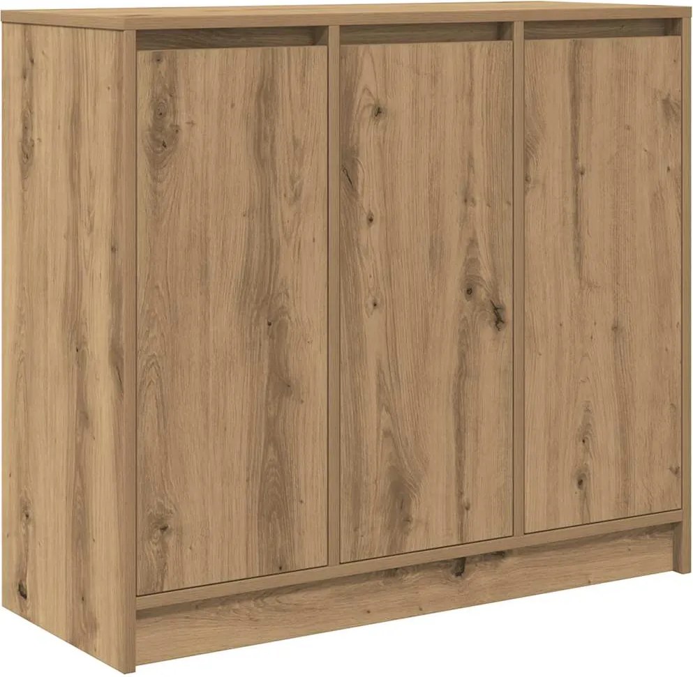 vidaXL Bufetă Stejar Artisan 85x34x76 cm Lemn prelucrat