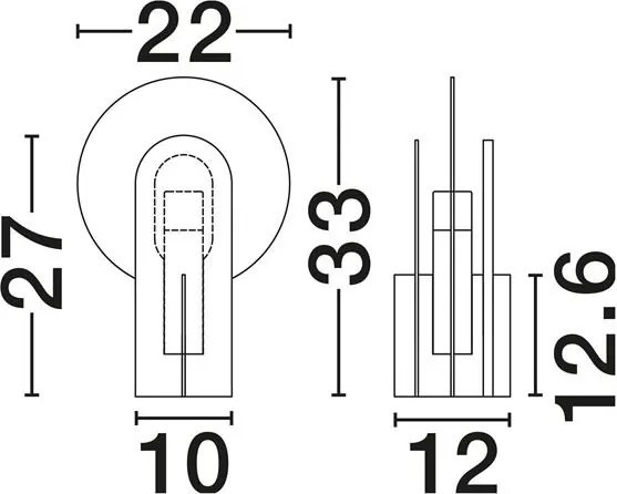 Veioza, Lampa de masa LED din alabastru si aluminiu AVIEL