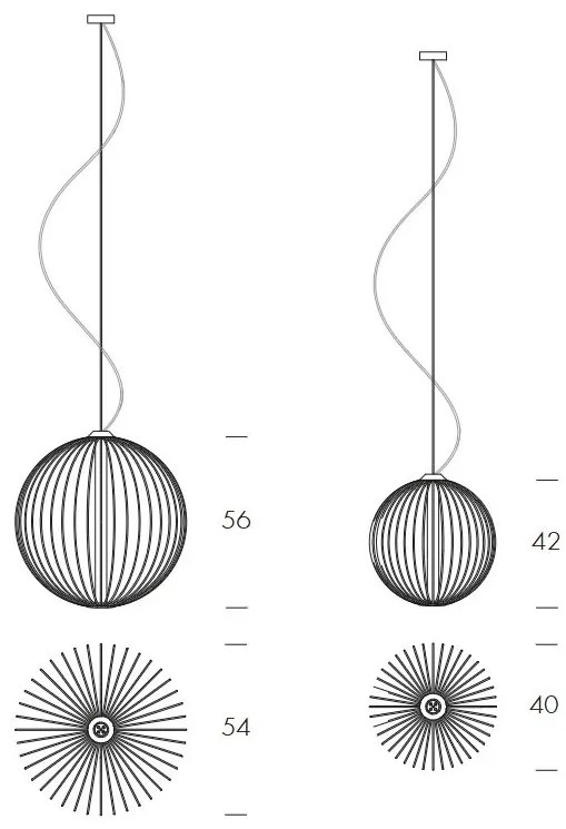 Lustra LED suspendata deosebita design LUX Mandala 54cm