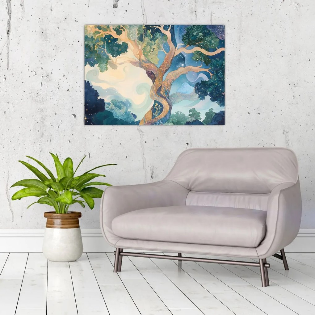 Tablou – Arbore cosmic (70x50 cm)