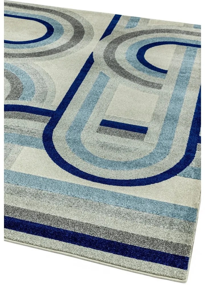 Covor albastru prăfuit 160x230 cm Nova Retro Blue – Asiatic Carpets
