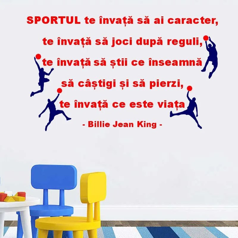 Sticker perete Sportul
