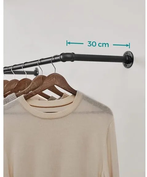 Sina Pentru Haine, Negru, 92 Cm
