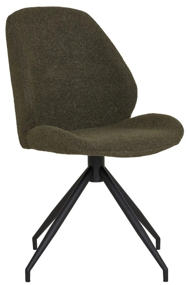 Monte Carlo scaun pivotant de luat masa ecobleather verde