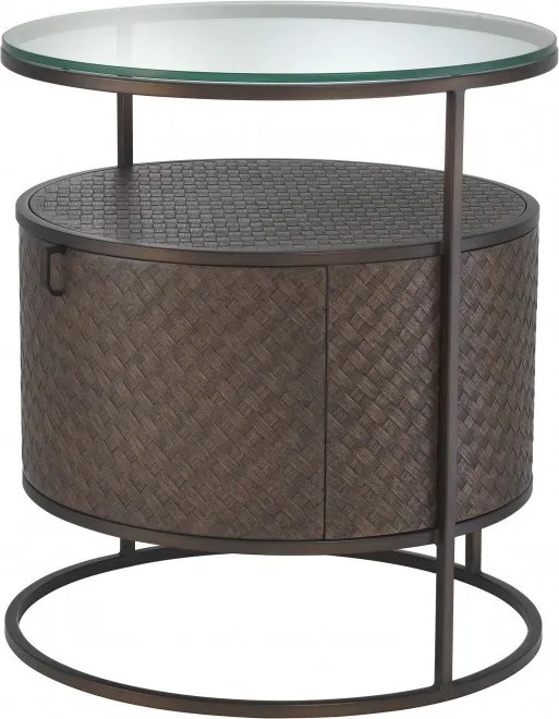Noptiera/ Masuta laterala design LUX Napa Valley bronz 113397 HZ
