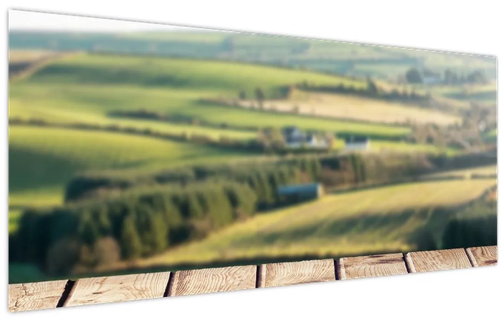 Tablou - Priveliște peisaj (120x50 cm)