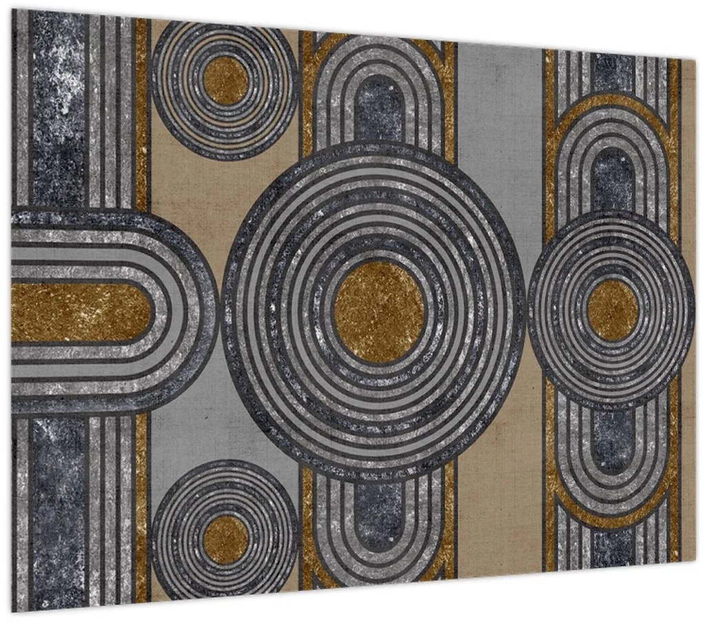 Tablou pe sticlă - Modele decorative (70x50 cm)