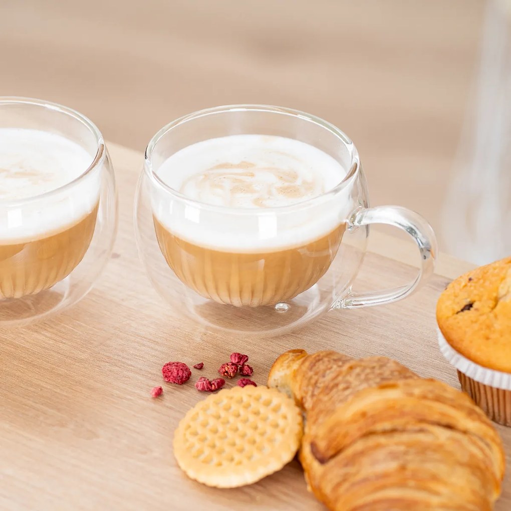 Pahare termo pentru cappuccino 4Home Hot&Cool 270 ml, 2 buc.